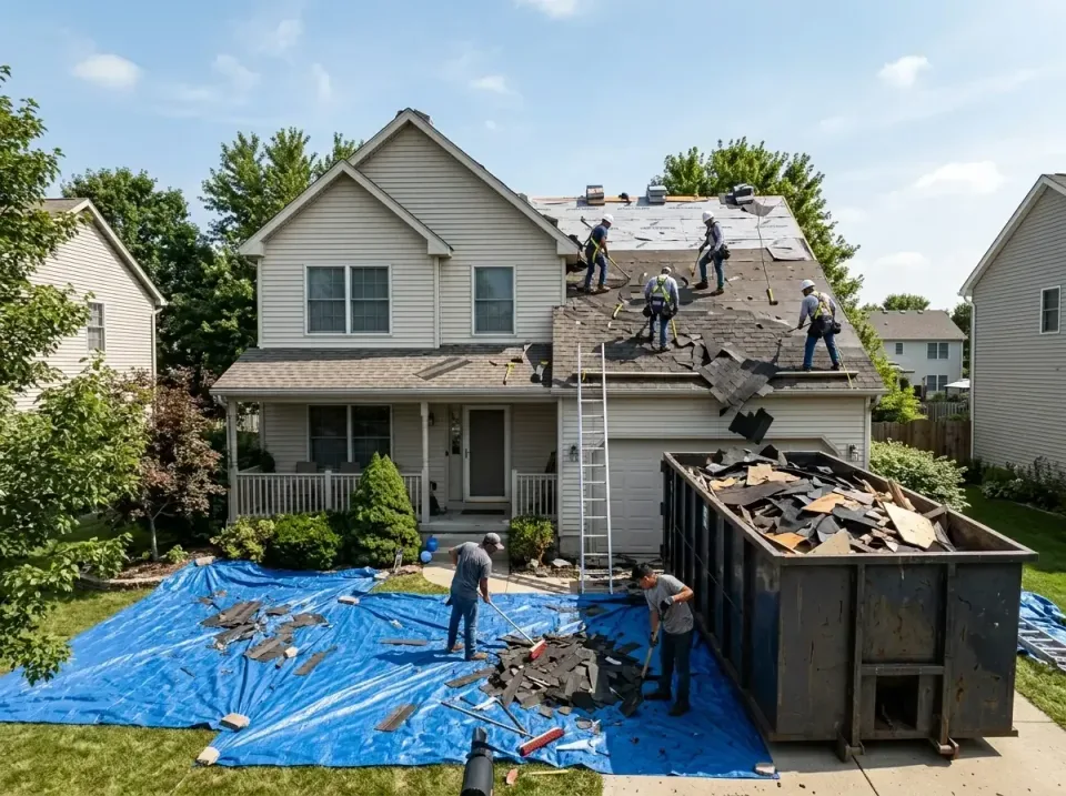 roof-replacement-debris-remova-004 — frequently asked questions, Cheapest Dumpster Rentals in Sycamore, IL